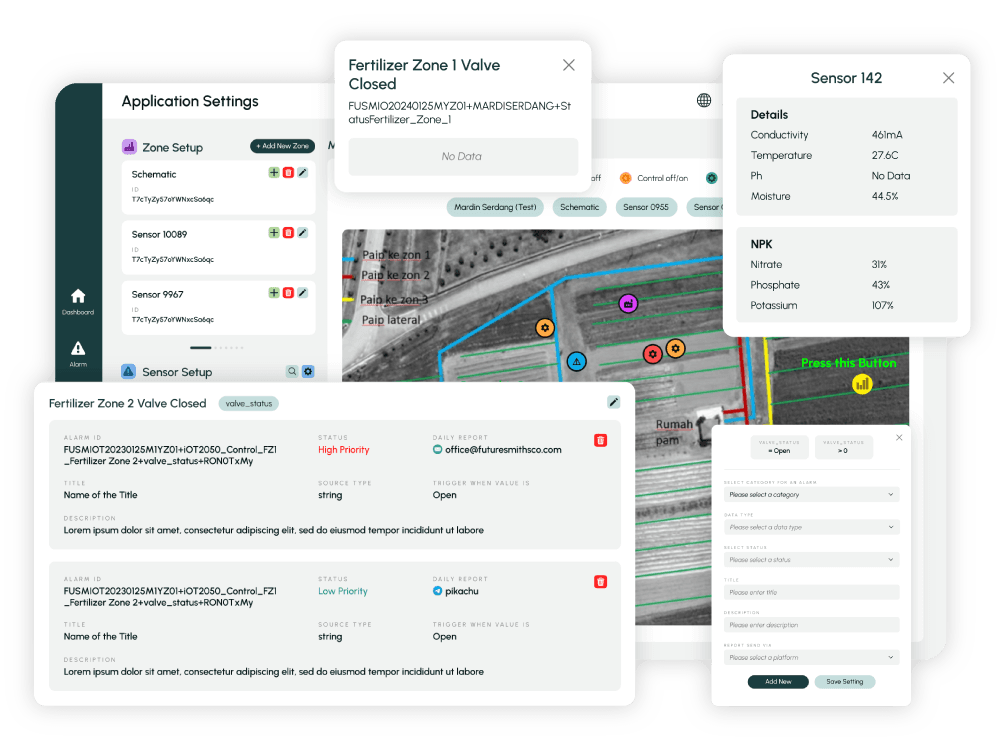 Zone Mapping and Alarm Triggering